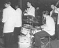 Бенни Гудман c коллективом, включающим Zoot Sims и Roy Eldridge, во время европейского турне. 1950.